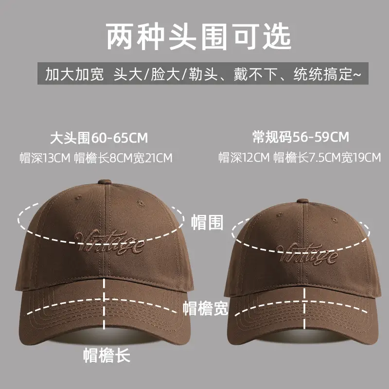 Big Head Embroidered Baseball Cap for Men Women - Image 10