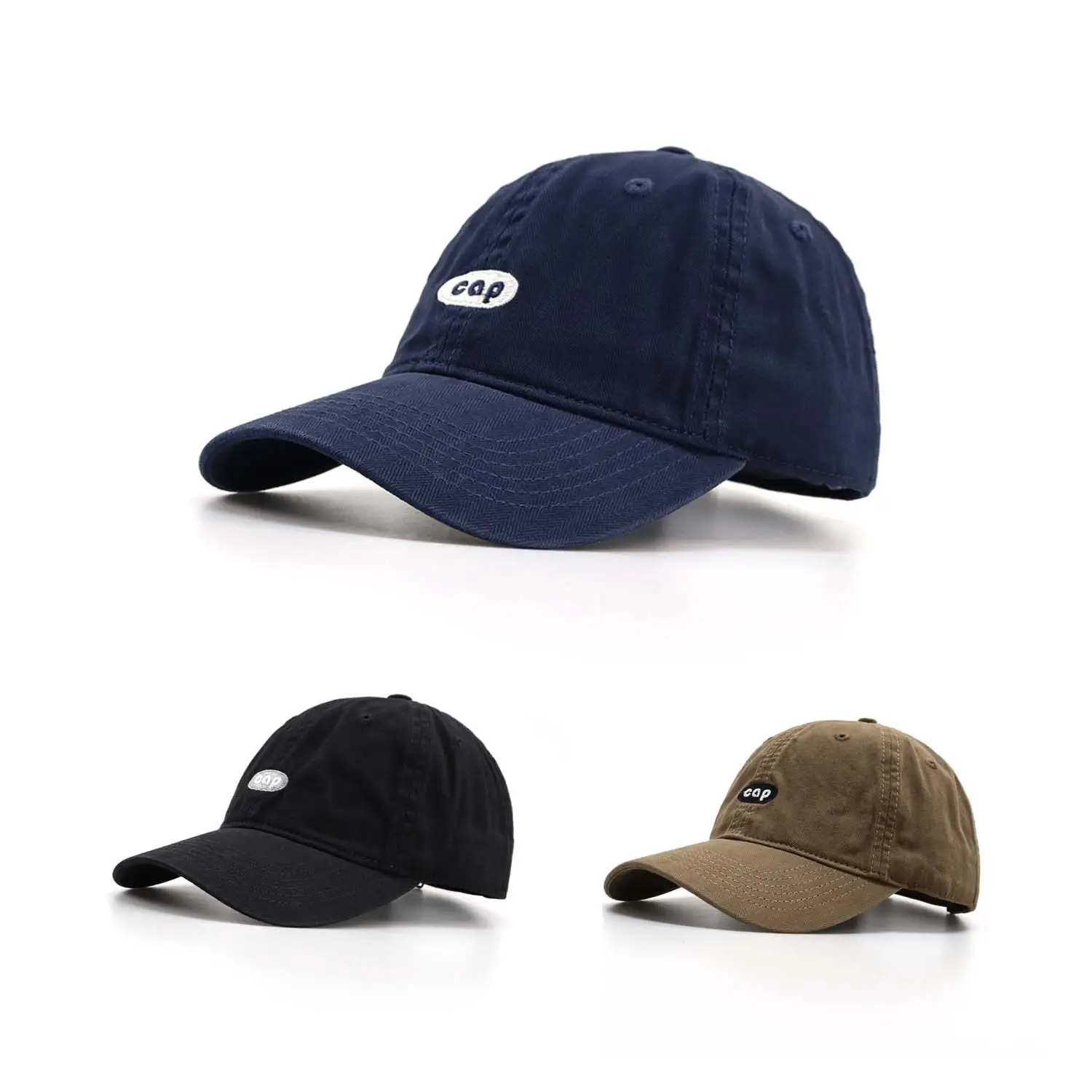 Men Sunshade Baseball Cap with New Curved Brim - Image 3