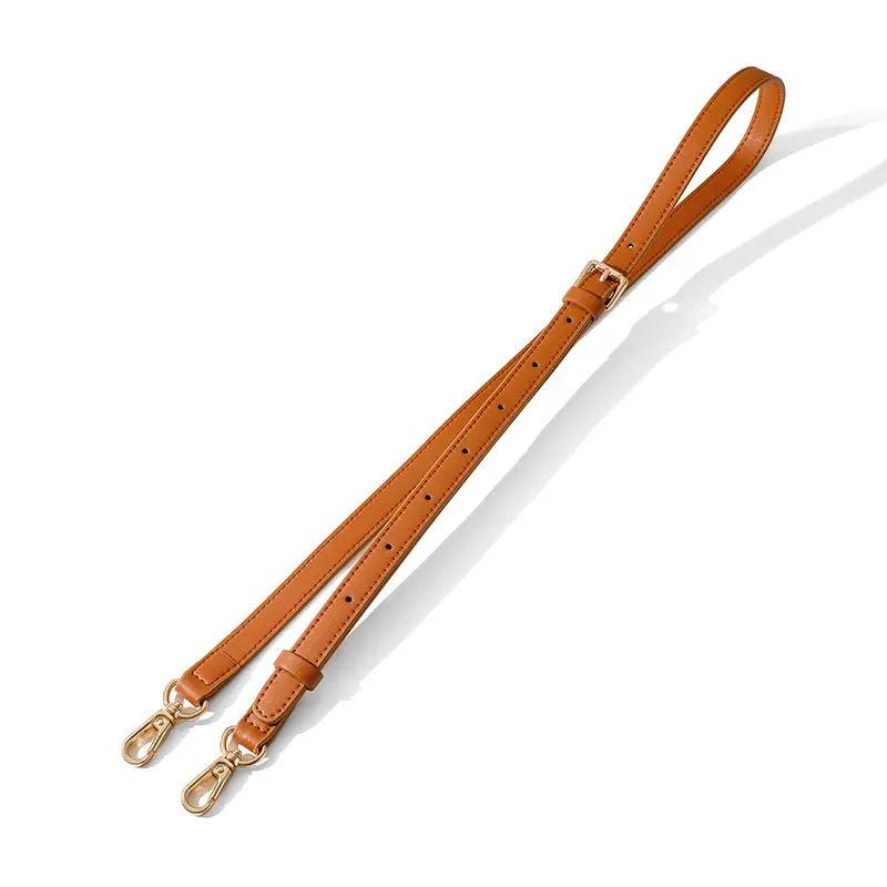 Tan Leather Crossbody Strap for Women - Image 3