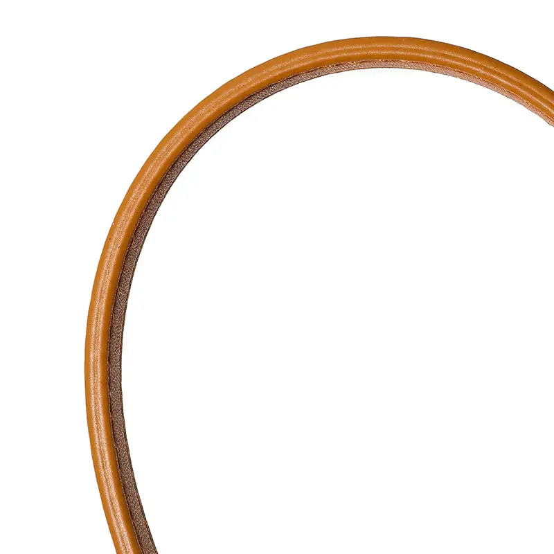 Tan Leather Crossbody Strap for Women - Image 5