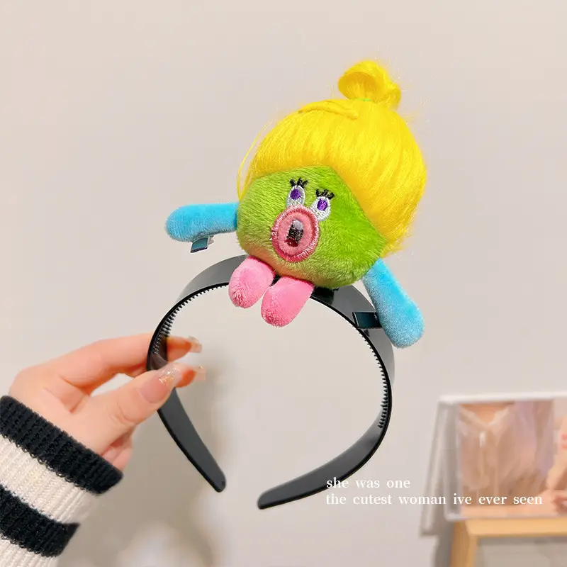 Cute Plush Mouse Face Wash Hair Band for Women — feature 6