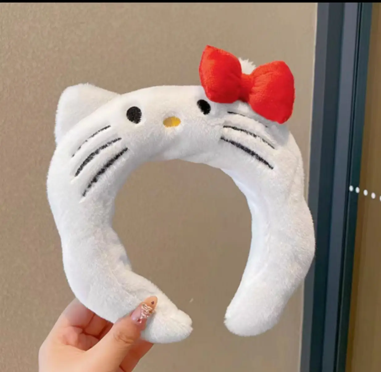 Cute Plush Mouse Face Wash Hair Band for Women - Image 21