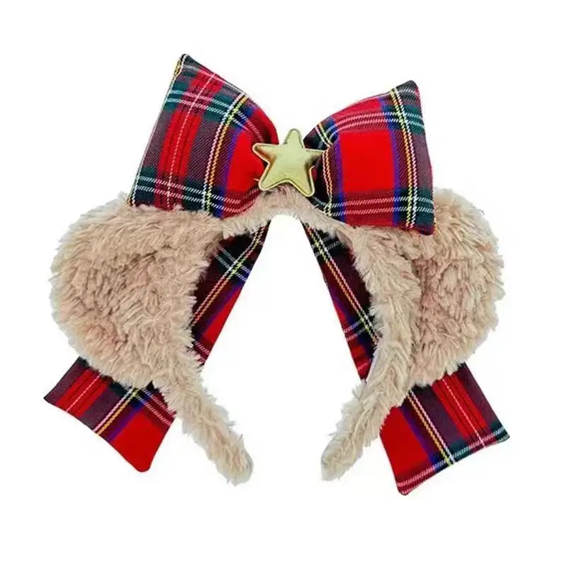 Cute Plush Mouse Face Wash Hair Band for Women - Image 28