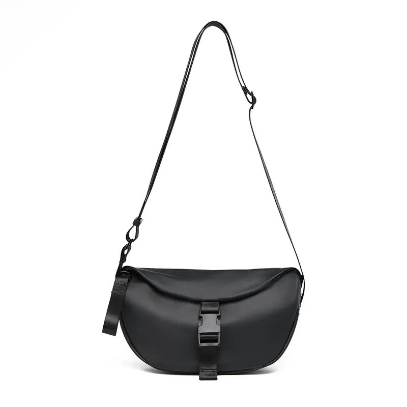 Black Crossbody Bag for Men Women Lightweight College Student - Image 9