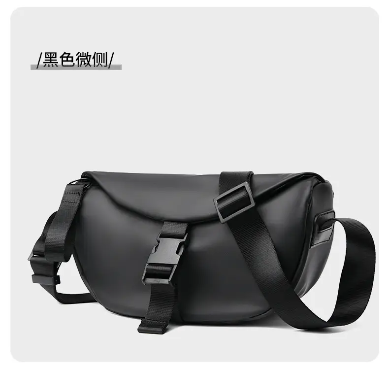 Black Crossbody Bag for Men Women Lightweight College Student — feature 21