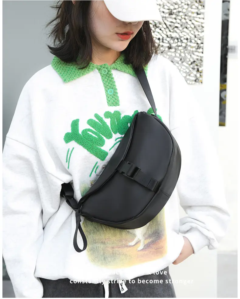 Black Crossbody Bag for Men Women Lightweight College Student — feature 32
