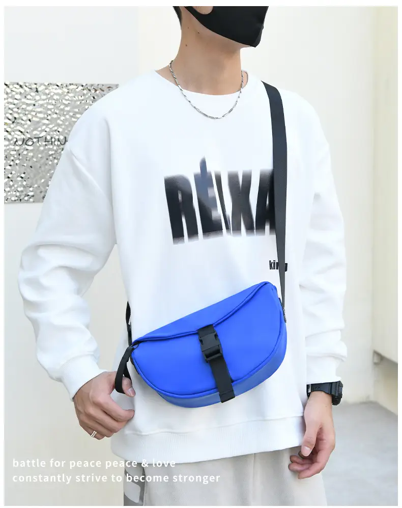 Black Crossbody Bag for Men Women Lightweight College Student — feature 34
