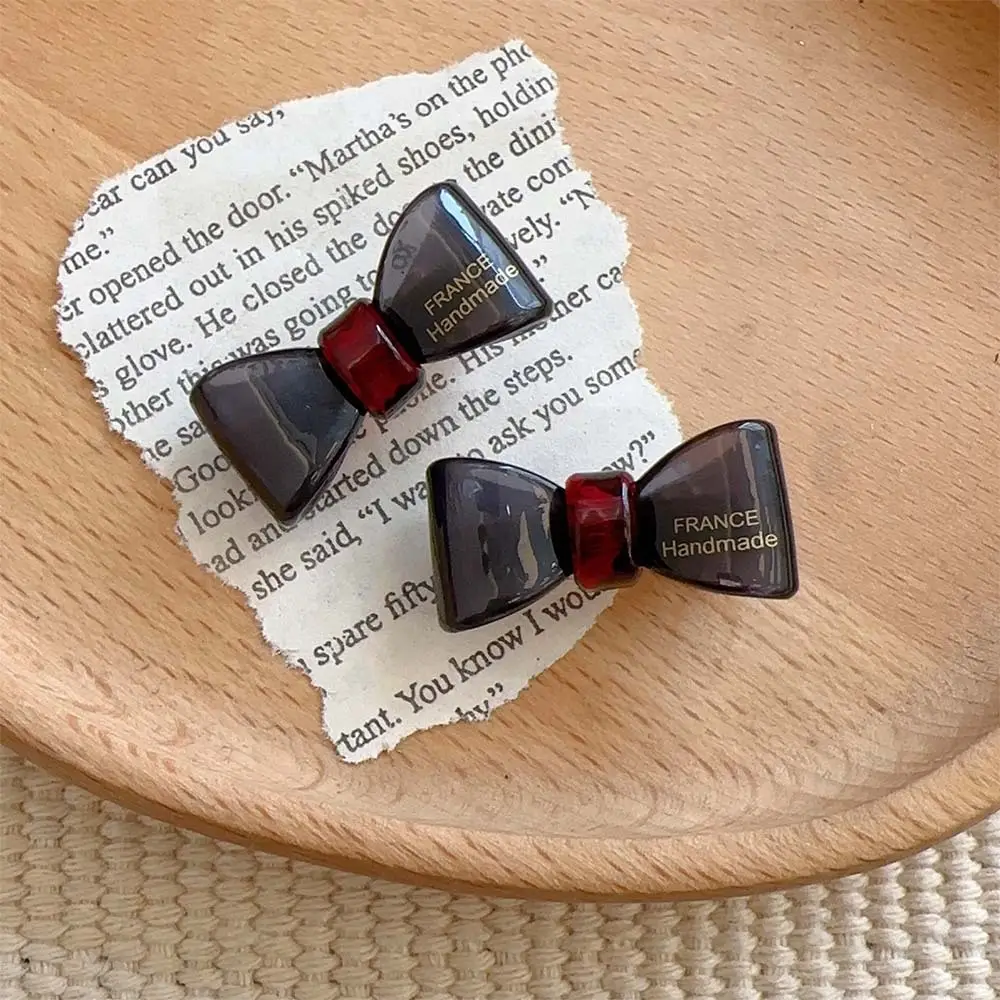 Women's Bow Hairpin Headdress Clips Red Green Blue - Image 4