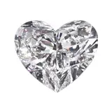 Heart Shaped Moissanite Stone VVS1 Clear Wuzhou