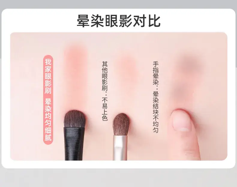 13 Black Brushed Eye Makeup Brushes Set — feature 33