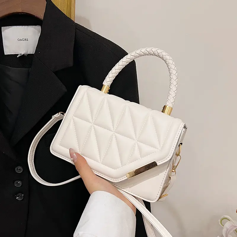 Women's Black Quilted Shoulder Crossbody Bag 2024 - Image 7