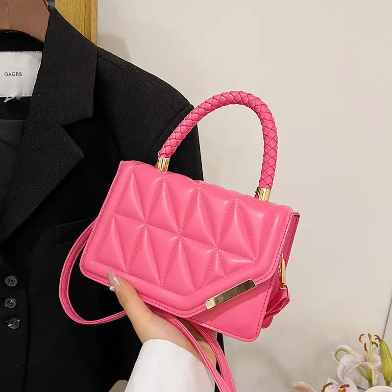 Women's Black Quilted Shoulder Crossbody Bag 2024 - Image 8