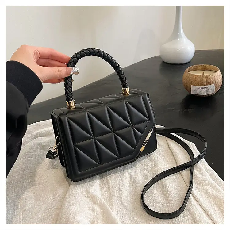 Women's Black Quilted Shoulder Crossbody Bag 2024 — feature 23
