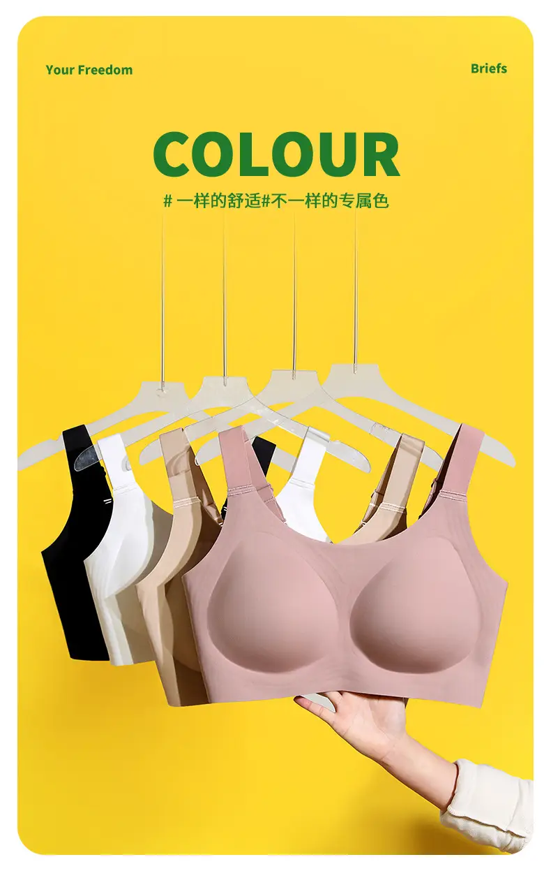 Large Size Large Chest Showy Underwear Women's All-inclusive No Steel Ring F Large Cup Bra Thin Parammary Anti-sagging Bra G Cup — feature 17