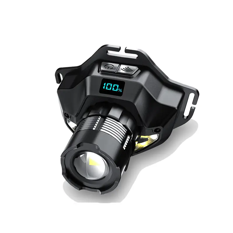 LED Headlamp with Digital Display 100lm Outdoor Use - Image 4