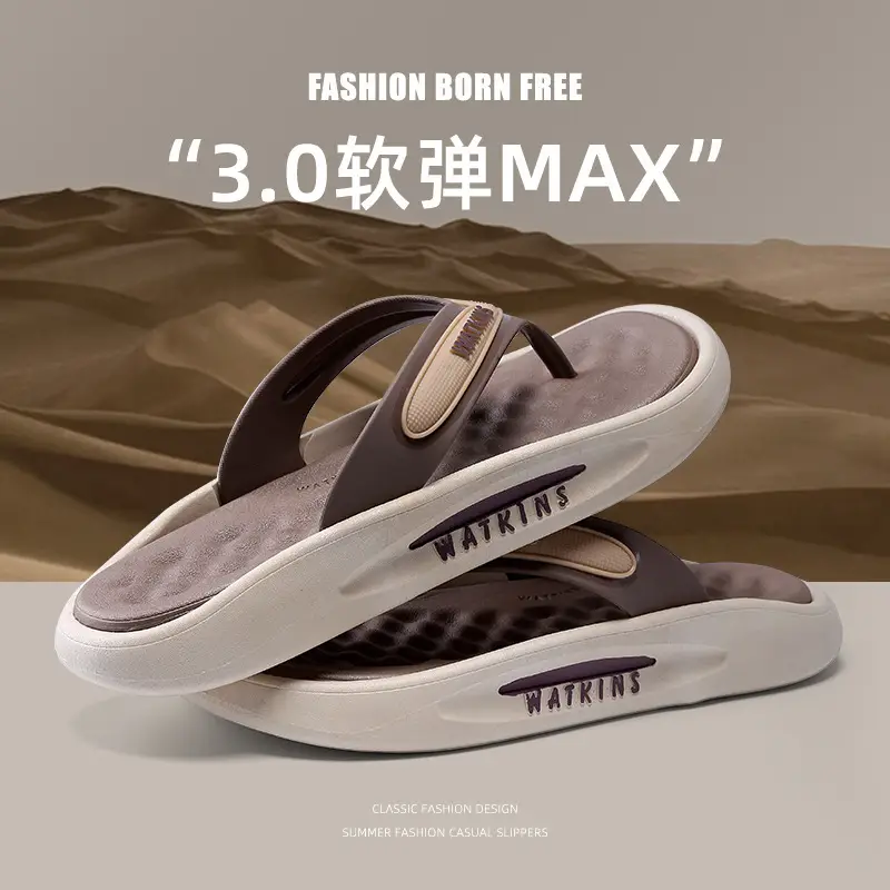 Slippers Men's Summer Outer Wear Non-slip Flip-flops Outdoor Sports Soft Bottom Wear-resistant Sandals Men's Flip-flops - Image 6