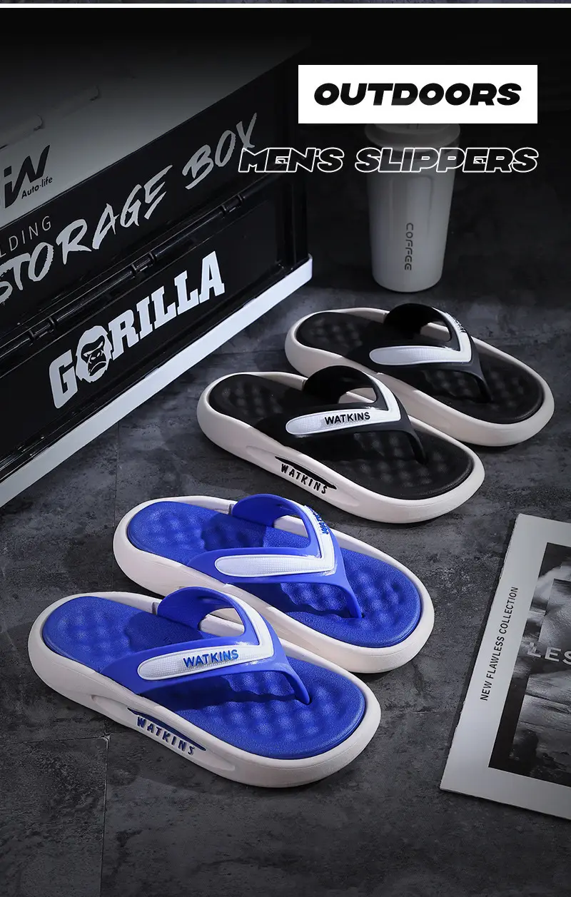Slippers Men's Summer Outer Wear Non-slip Flip-flops Outdoor Sports Soft Bottom Wear-resistant Sandals Men's Flip-flops — feature 10
