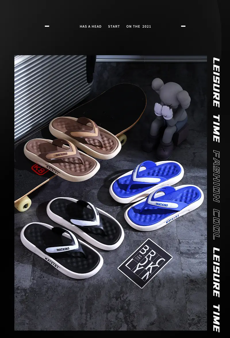 Slippers Men's Summer Outer Wear Non-slip Flip-flops Outdoor Sports Soft Bottom Wear-resistant Sandals Men's Flip-flops — feature 8