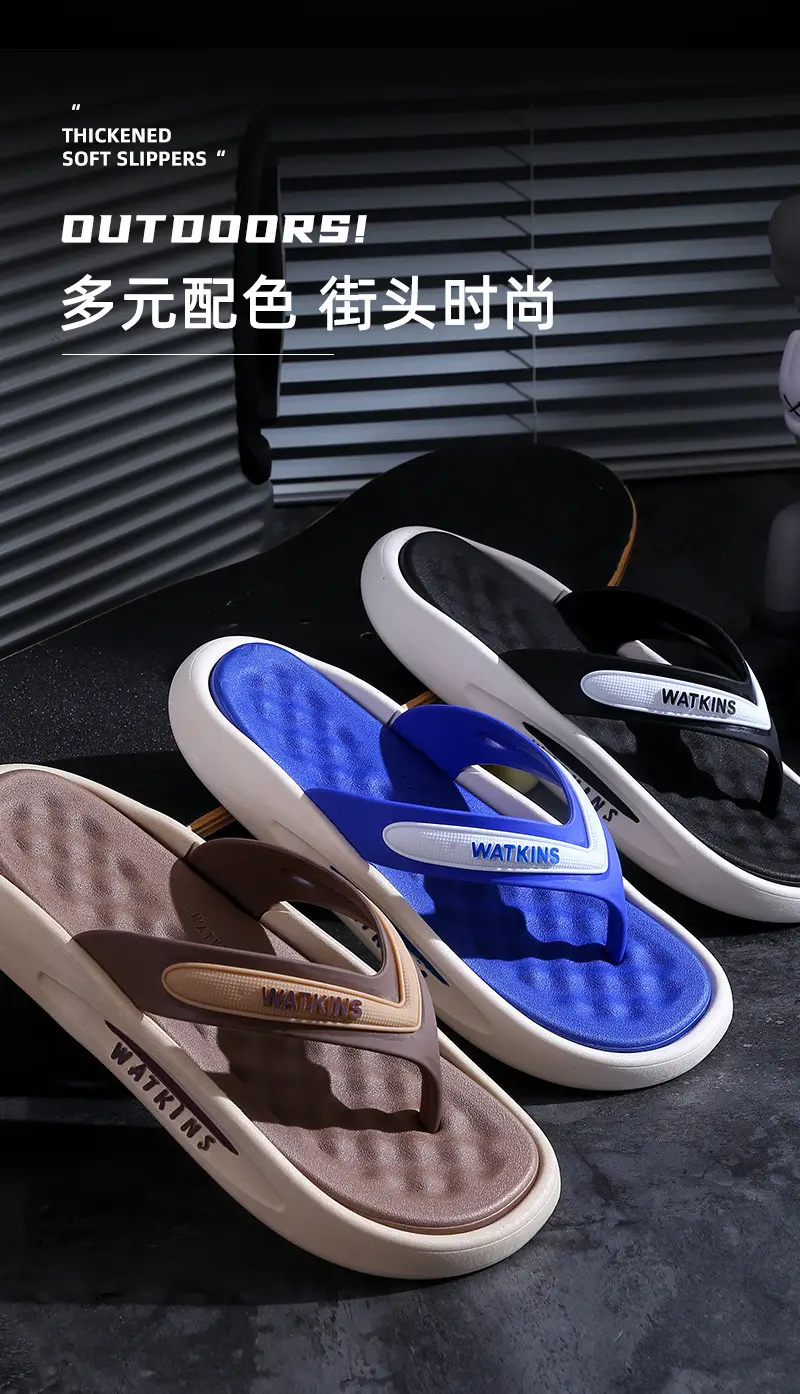 Slippers Men's Summer Outer Wear Non-slip Flip-flops Outdoor Sports Soft Bottom Wear-resistant Sandals Men's Flip-flops — feature 9