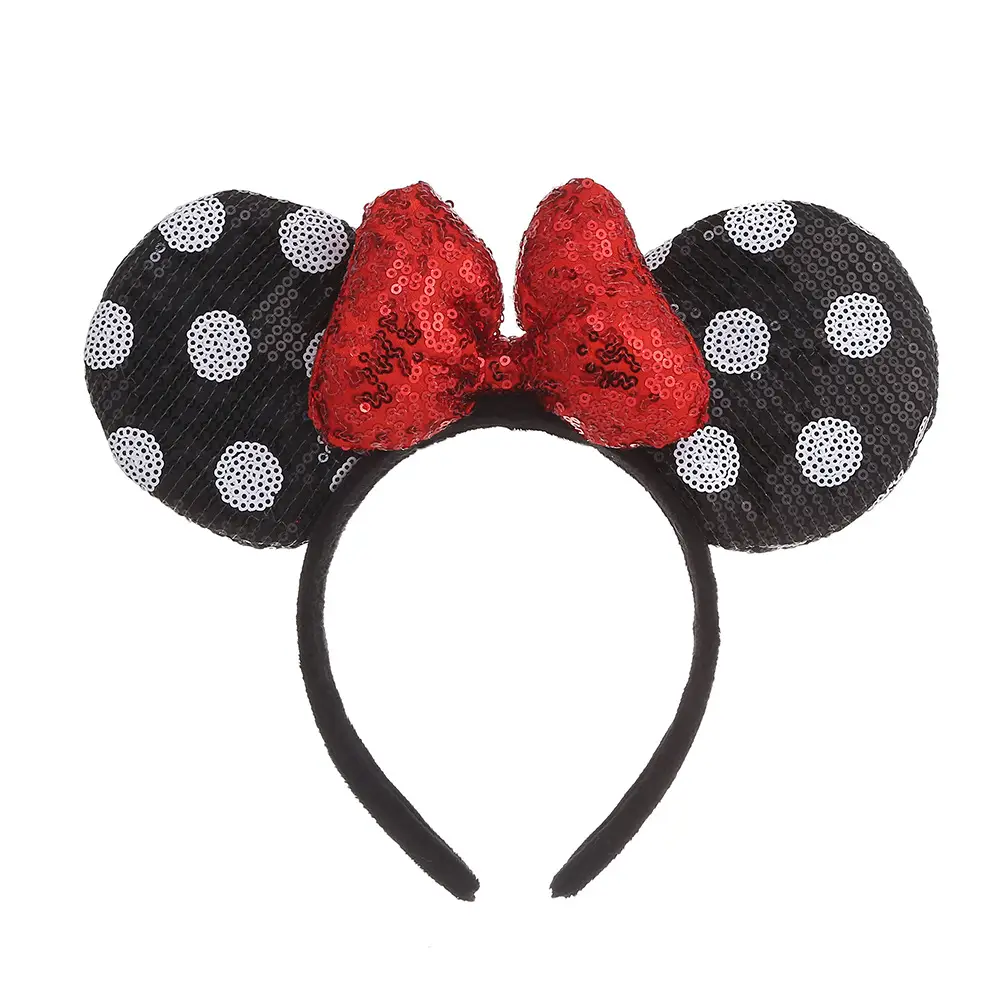 Mickey Mouse Sequin Headband Red Blue Children's Dress Up - Image 3