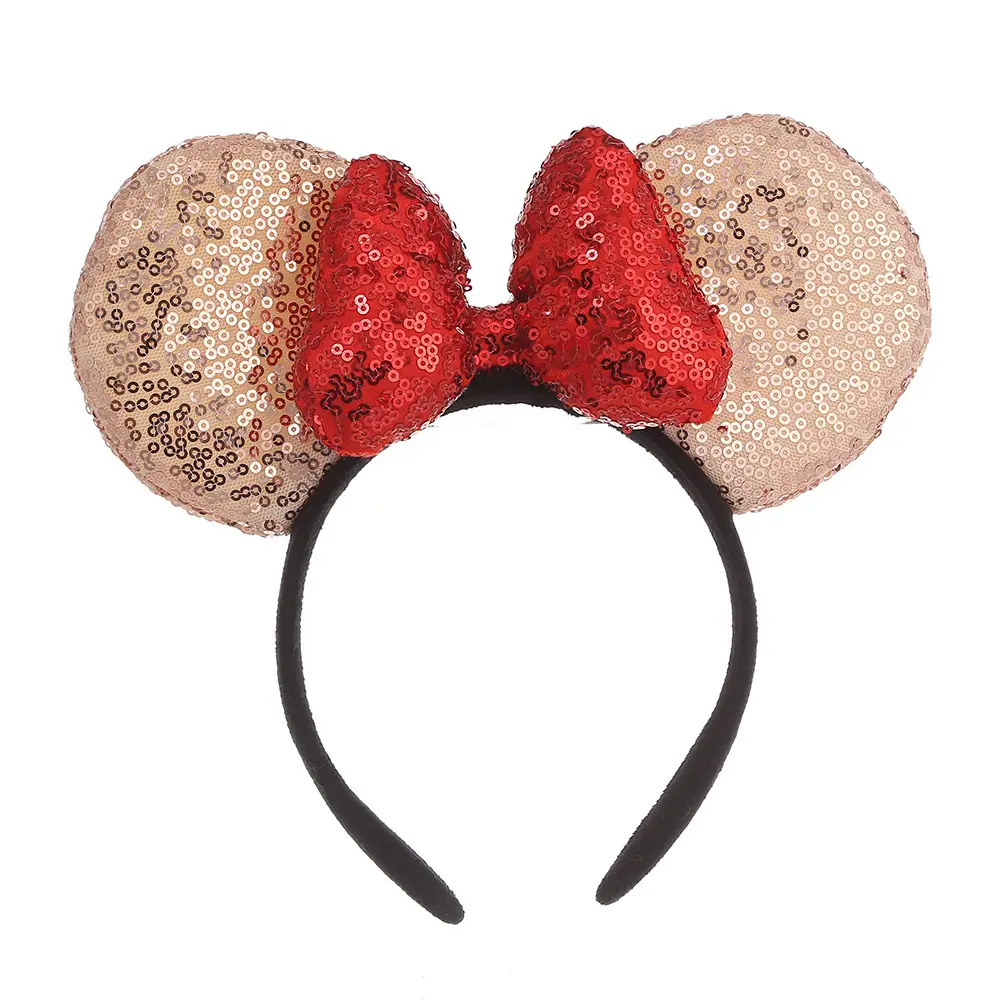 Mickey Mouse Sequin Headband Red Blue Children's Dress Up - Image 4