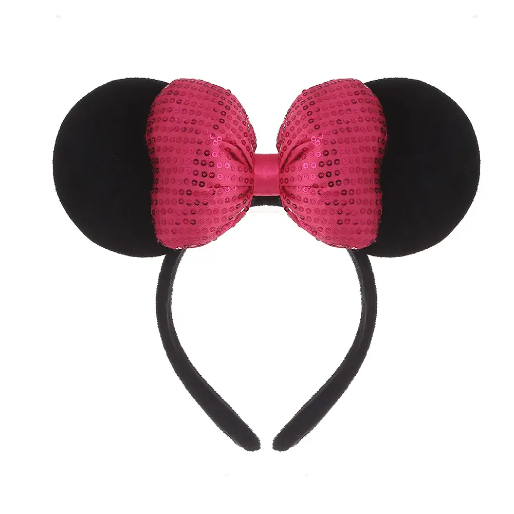 Mickey Mouse Sequin Headband Red Blue Children's Dress Up - Image 5