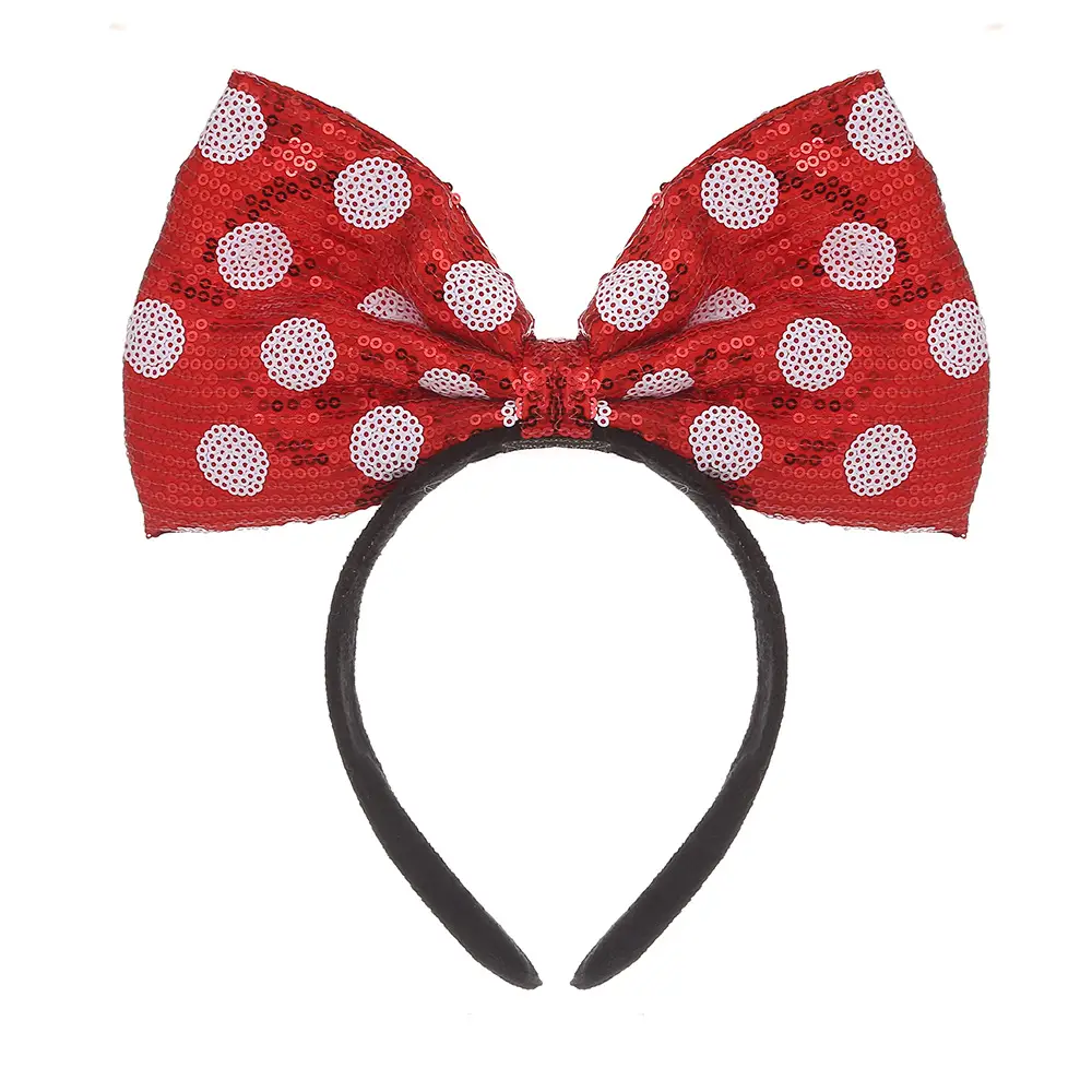 Mickey Mouse Sequin Headband Red Blue Children's Dress Up - Image 7