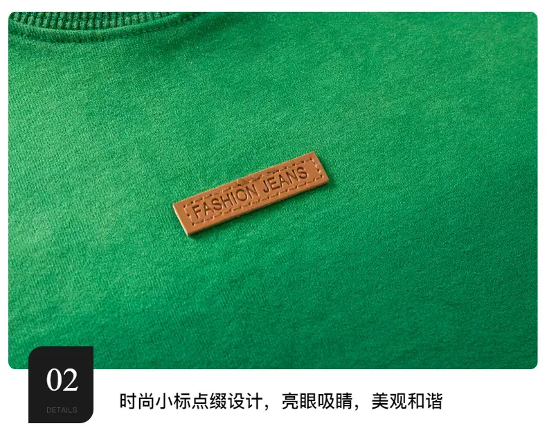 Boys Green Gradient Cotton T-Shirt 2026 — feature 9