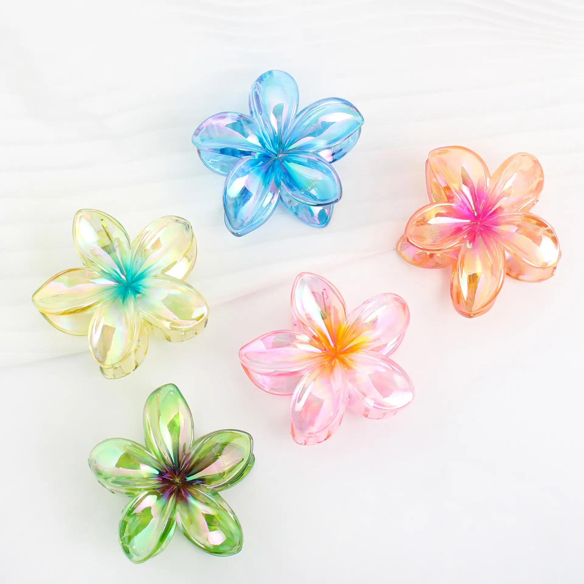 Blue Flower Hairpin for Women, Durable Stylish Hair Accessories