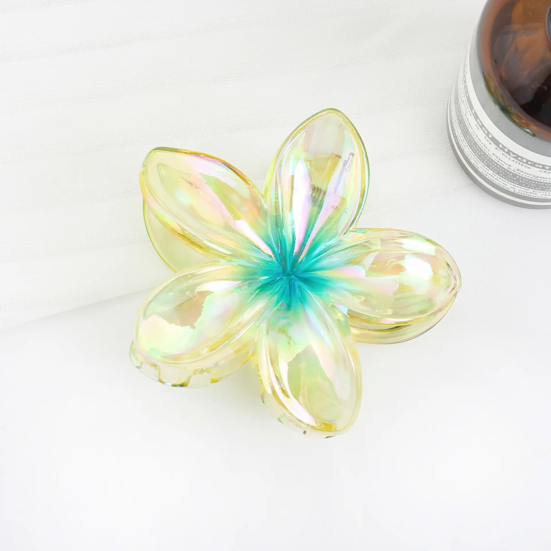 Blue Flower Hairpin for Women, Durable Stylish Hair Accessories