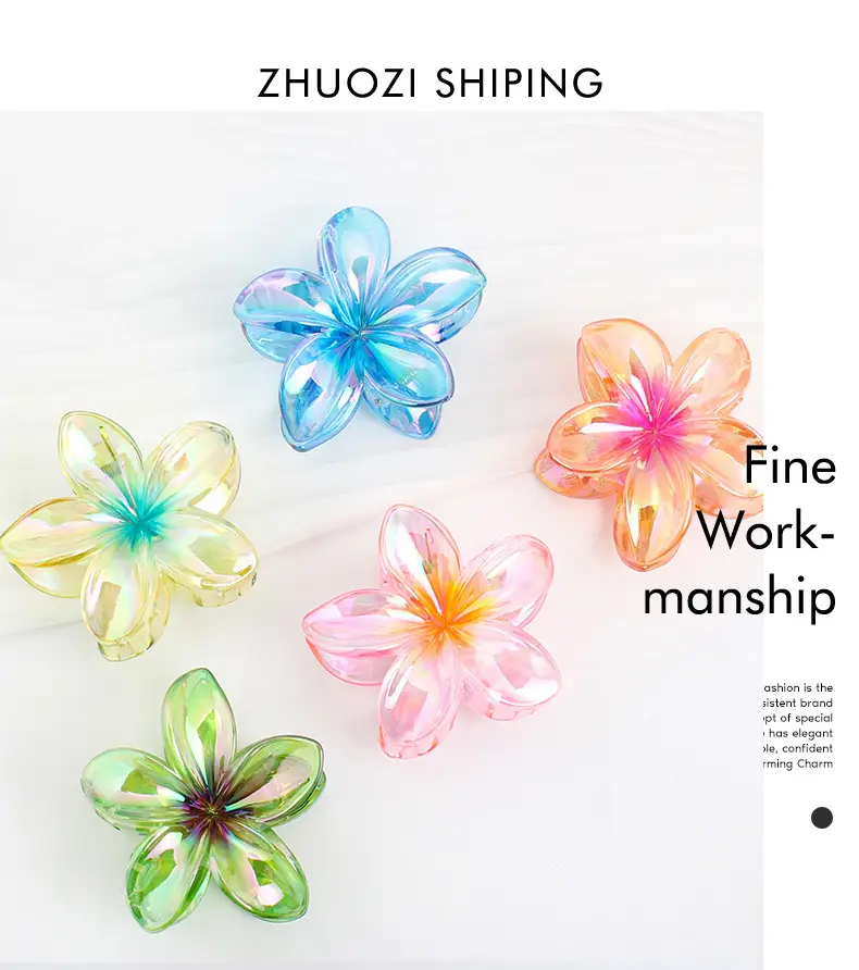 Blue Flower Hairpin for Women, Durable Stylish Hair Accessories — feature 10