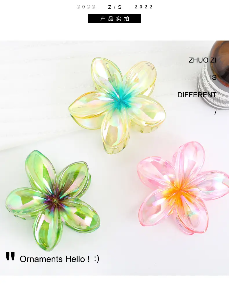 Blue Flower Hairpin for Women, Durable Stylish Hair Accessories — feature 9