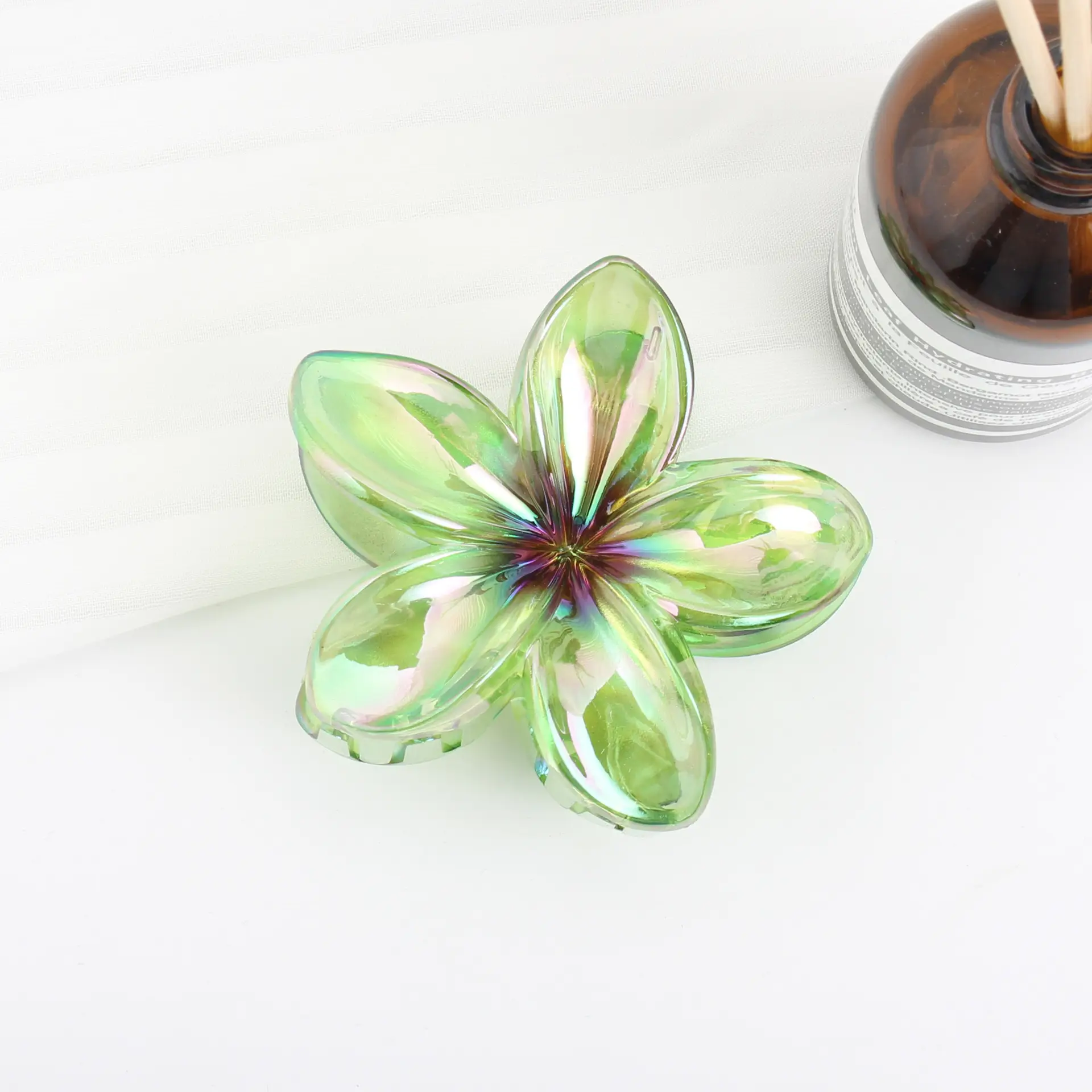 Blue Flower Hairpin for Women, Durable Stylish Hair Accessories
