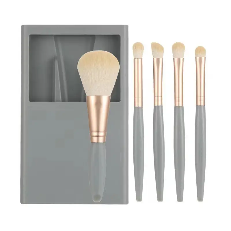 5-Piece Makeup Brush Set with Mirror Box — feature 21