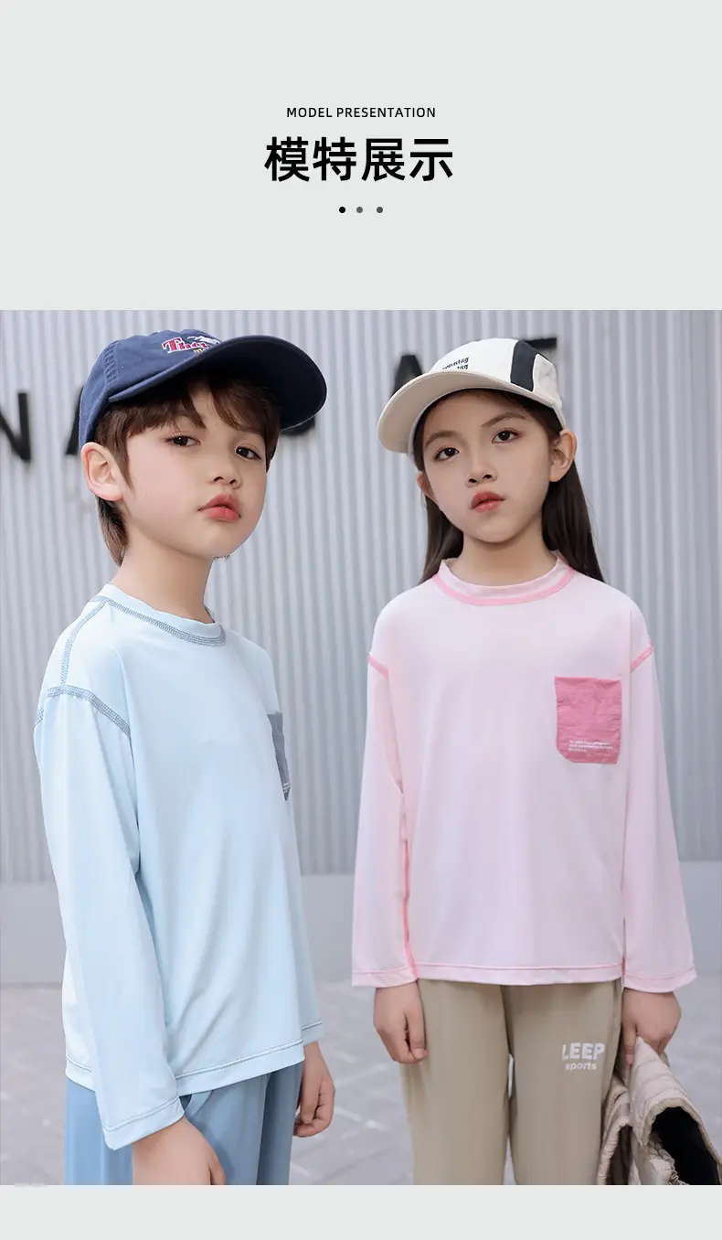 Girls Pink Sleeveless T-Shirt with Pocket, 2024 Summer Wear — feature 8