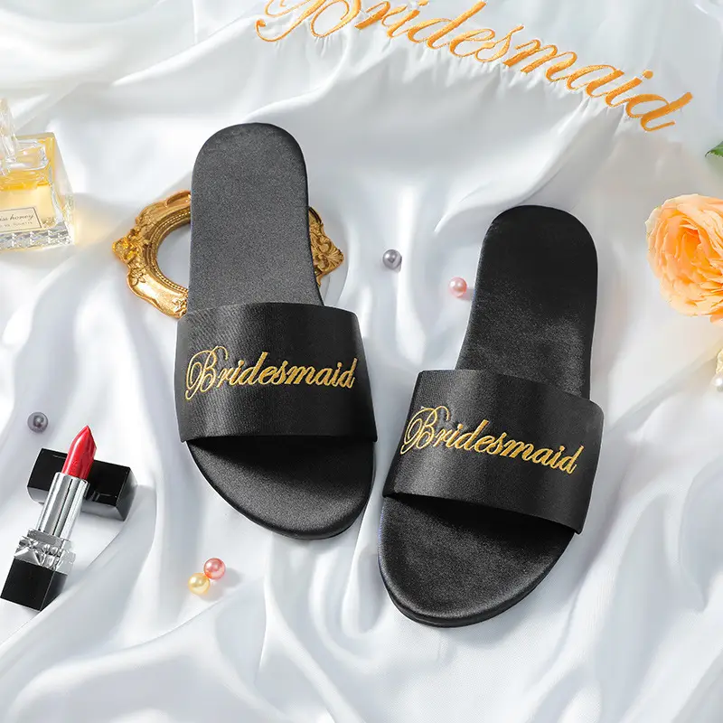 Embroidered-Bridesmaid (Black)
