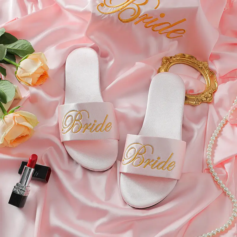 Embroidered word-bride (pink)