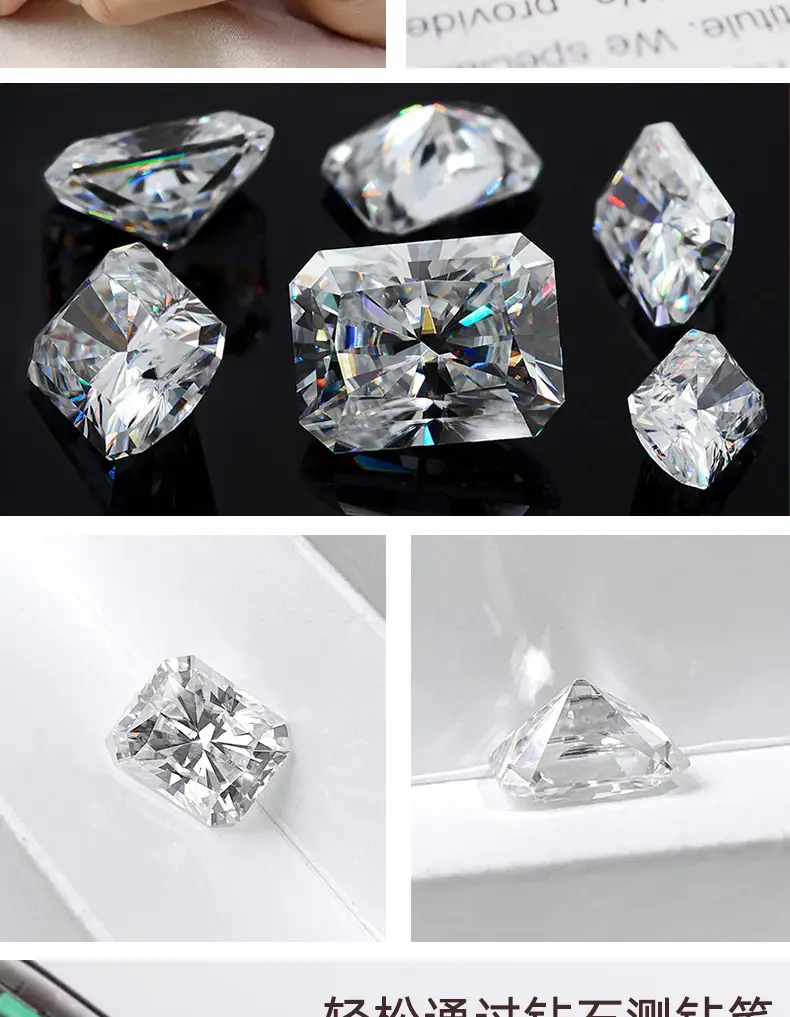 Moissanite Radiant Def Vvs Wuzhou Origin — feature 4
