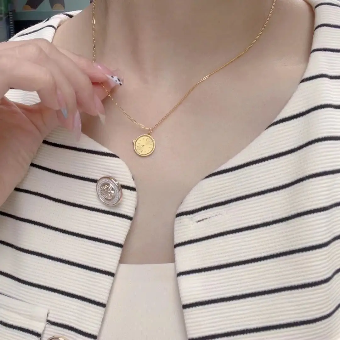 520 Watch Confession Necklace Women Gold Collarbone Chain