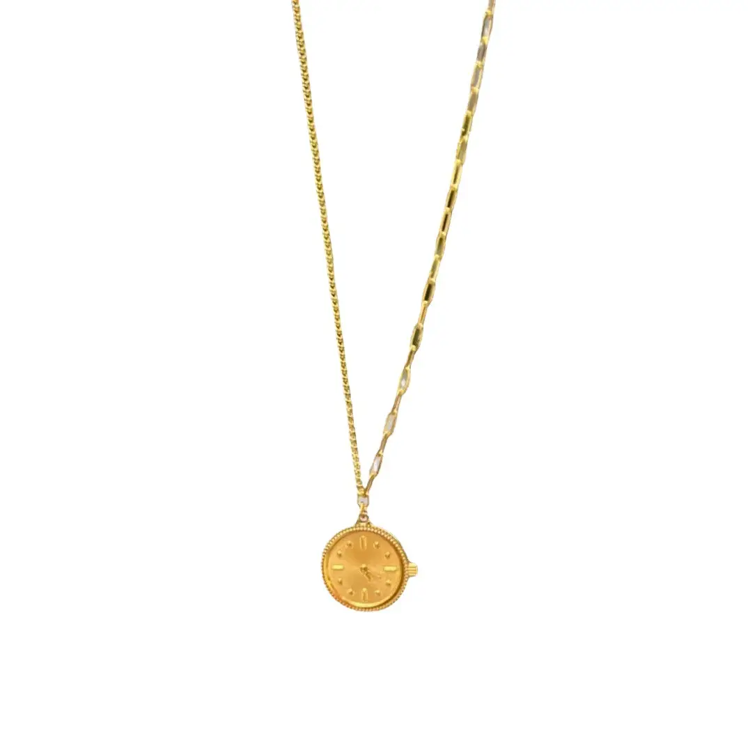 520 Watch Confession Necklace Women Gold Collarbone Chain
