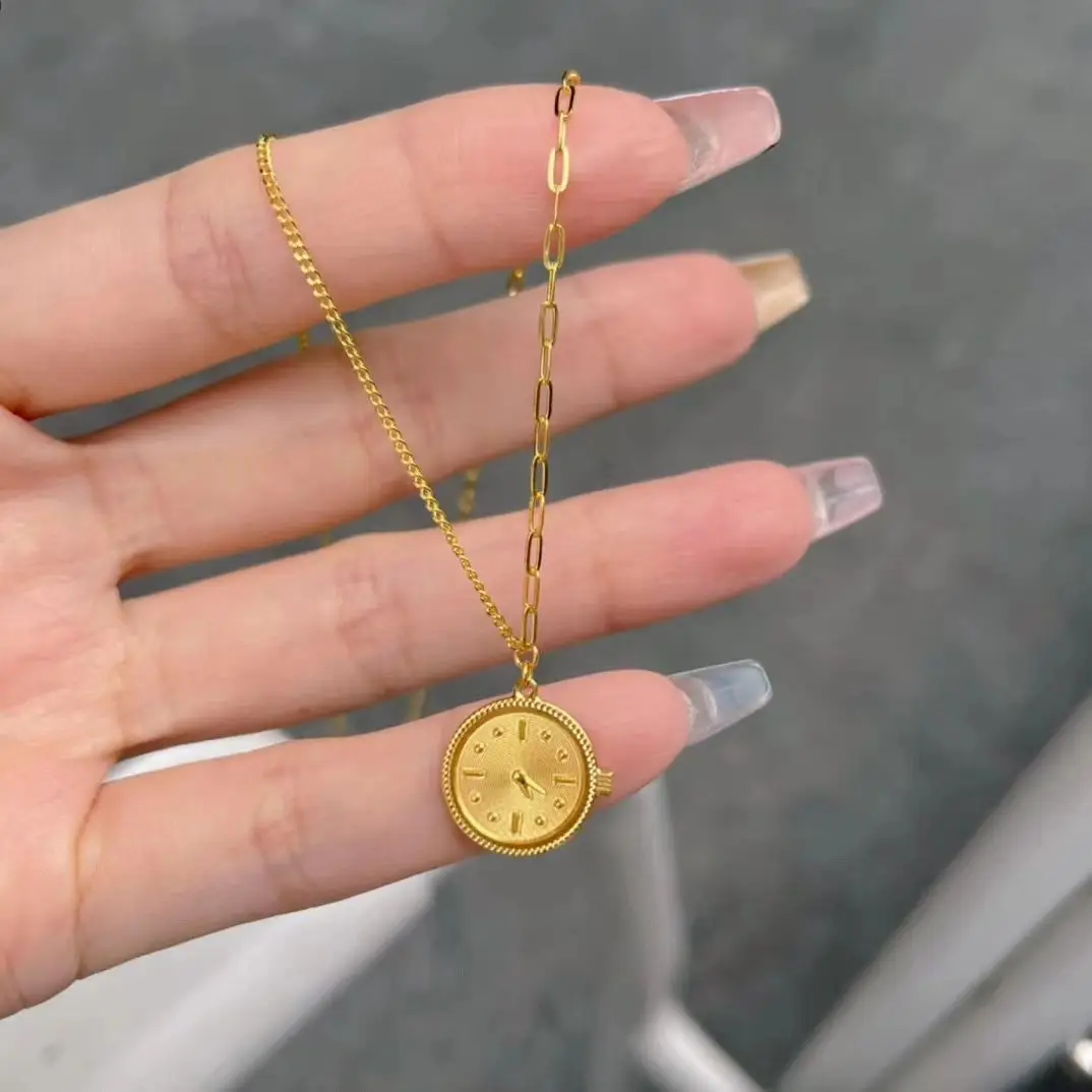 520 Watch Confession Necklace Women Gold Collarbone Chain — feature 1