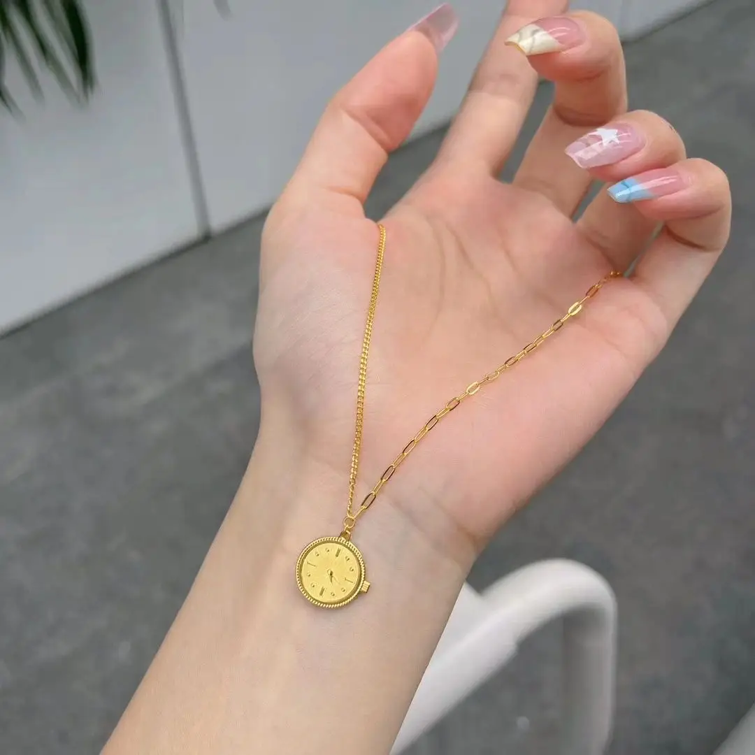520 Watch Confession Necklace Women Gold Collarbone Chain — feature 4