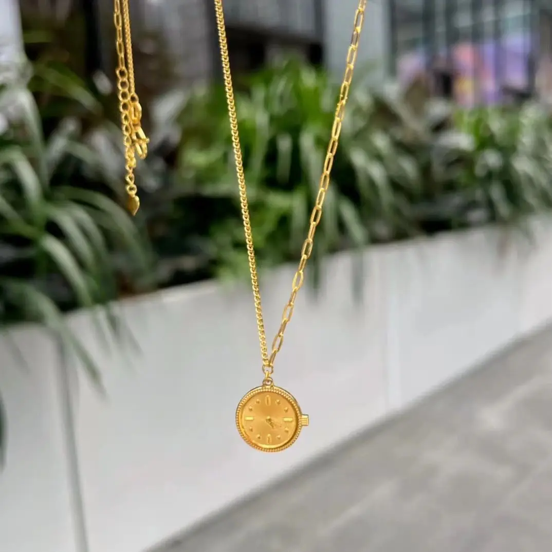 520 Watch Confession Necklace Women Gold Collarbone Chain — feature 7