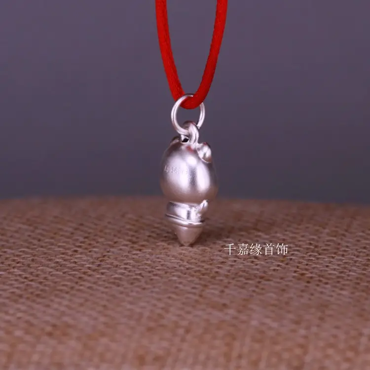 Winnie the Pooh Sterling Silver Bear Pendant Bracelet - Image 3
