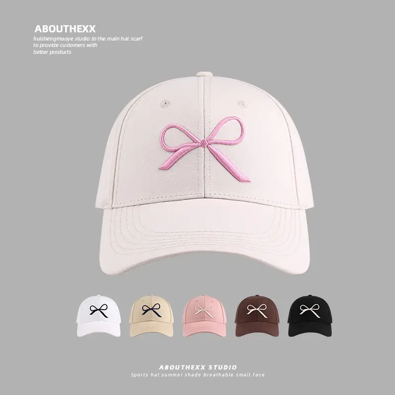Women's 2024 Bow Embroidered Baseball Cap - Image 5