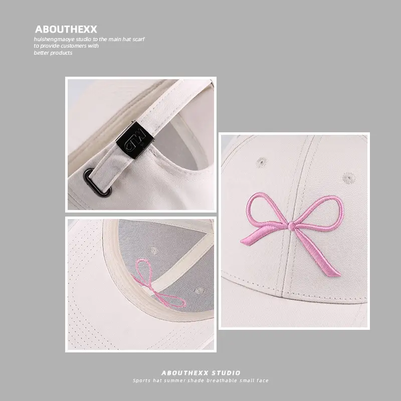 Women's 2024 Bow Embroidered Baseball Cap - Image 6