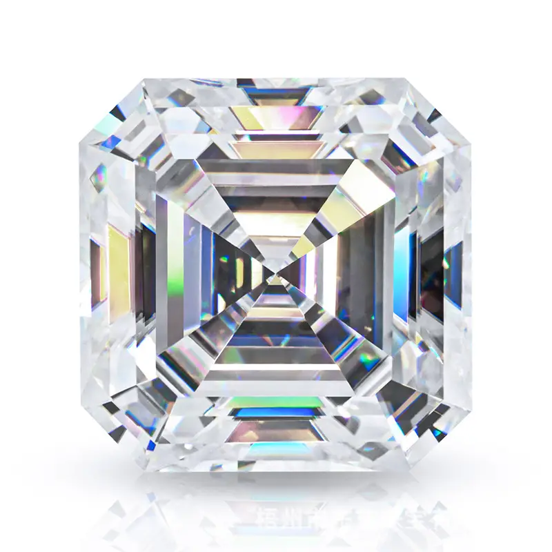 Moissanite Bare Stone Ascher D Color VVS Purity - Image 5