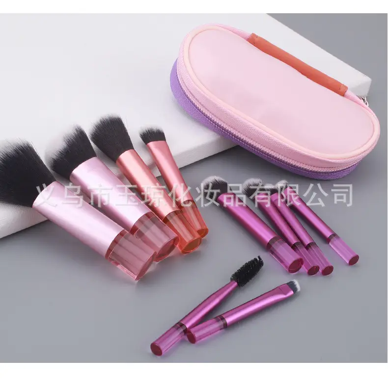 10-Piece Mini Makeup Brush Set with Crystal Handles β feature 6