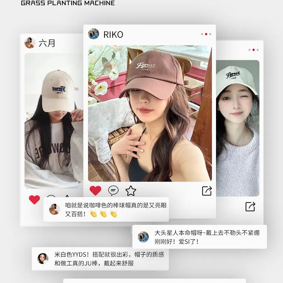 Women Baseball Cap Round Square Face 2024 New - Image 10