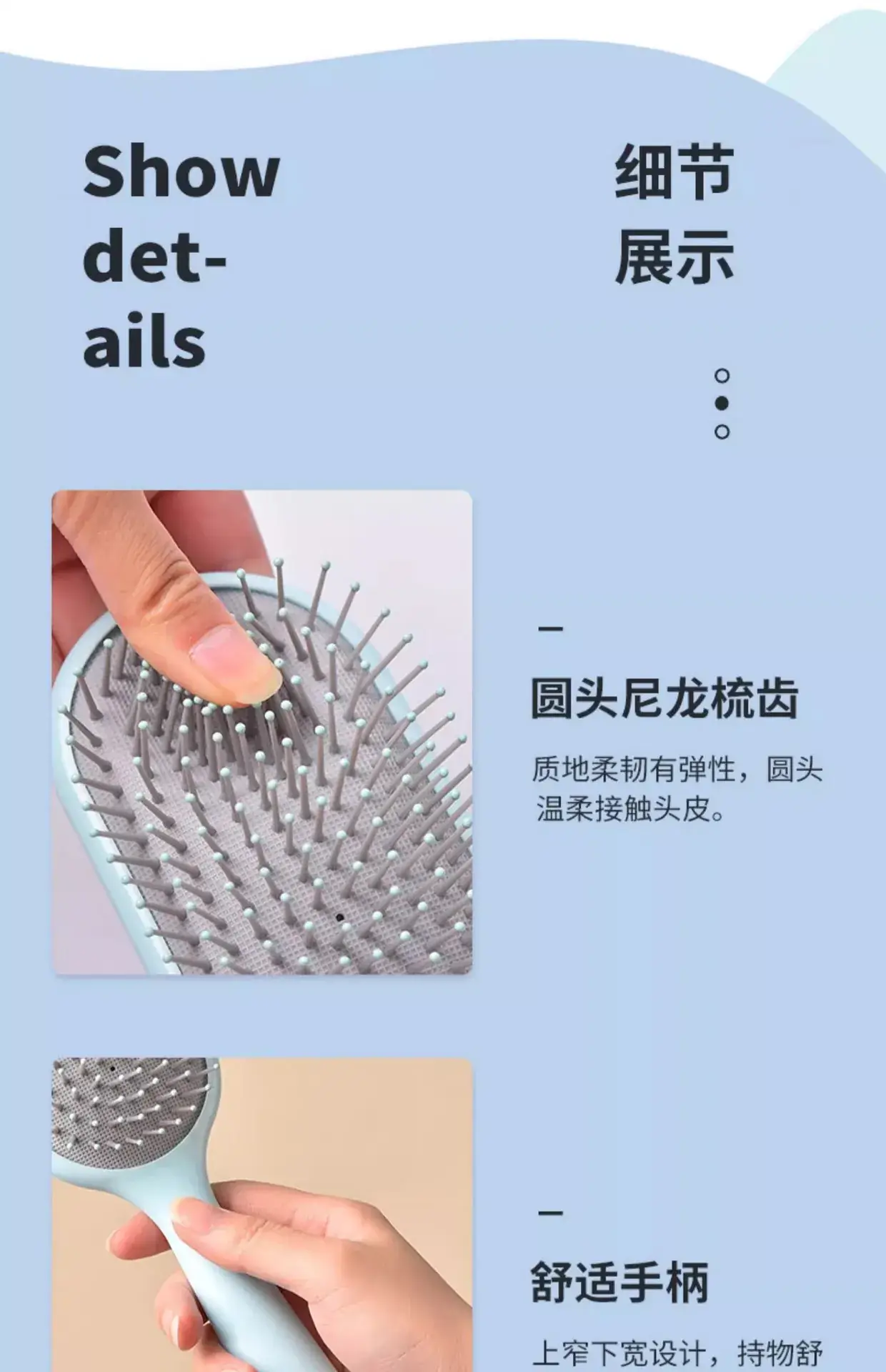Pink Hair Curler Comb for Women — feature 19